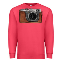 Cardinal vintage camera Premium Sweatshirt - FaDigitalArtStudio