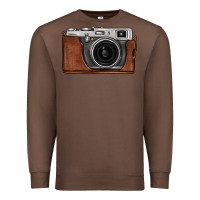 Chestnut vintage camera Premium Sweatshirt - FaDigitalArtStudio