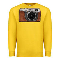 Lemon vintage camera Premium Sweatshirt - FaDigitalArtStudio