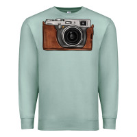 Seafoam vintage camera Premium Sweatshirt - FaDigitalArtStudio