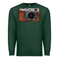 Sports Green vintage camera Premium Sweatshirt - FaDigitalArtStudio