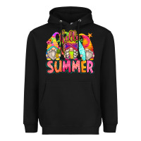Black hello summer gnomes Heavyweight Hoodie - Zillion Design Studio
