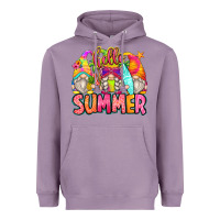 Lavender hello summer gnomes Heavyweight Hoodie - Zillion Design Studio