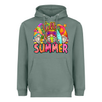 Sage hello summer gnomes Heavyweight Hoodie - Zillion Design Studio