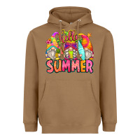 Toasted Coconut hello summer gnomes Heavyweight Hoodie - Zillion Design Studio