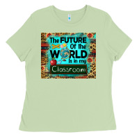Matcha the future of the world is in my classroom mousepad Ladies Tee - BarkalooDesign