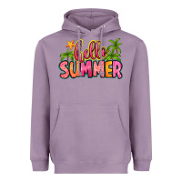 Lavender hello summer Heavyweight Hoodie - Zillion Design Studio