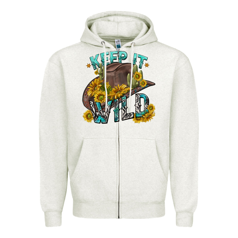 Keep It Wild Tbw Zipper Hoodie by texasbilliewilder | Teevron
