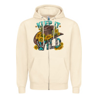 Sandshell keep it wild tbw Zipper Hoodie - texasbilliewilder