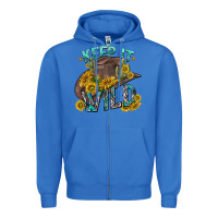 True Royal keep it wild tbw Zipper Hoodie - texasbilliewilder