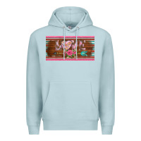 Blue Mist western nurse love  caduceus and arrow license plate template Premium Hoodie - BarkalooDesign
