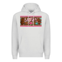 Dove Grey western nurse love  caduceus and arrow license plate template Premium Hoodie - BarkalooDesign