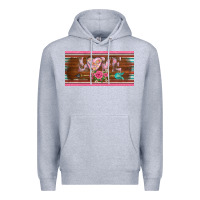 Heather Grey western nurse love  caduceus and arrow license plate template Premium Hoodie - BarkalooDesign