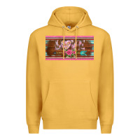 Mustard western nurse love  caduceus and arrow license plate template Premium Hoodie - BarkalooDesign