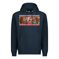 Navy western nurse love  caduceus and arrow license plate template Premium Hoodie - BarkalooDesign