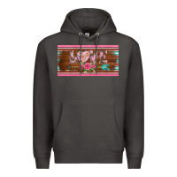 Smoke western nurse love  caduceus and arrow license plate template Premium Hoodie - BarkalooDesign