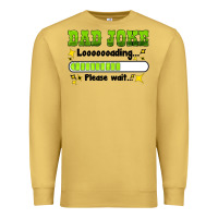 Antique Gold dad joke loading please wait Premium Sweatshirt - HRA Design Shop
