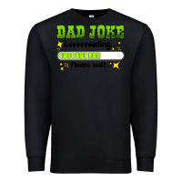 Black dad joke loading please wait Premium Sweatshirt - HRA Design Shop