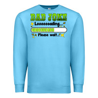 Ocean Blue dad joke loading please wait Premium Sweatshirt - HRA Design Shop