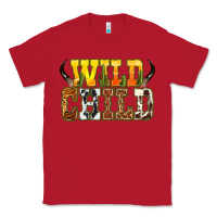 Red Western wild child Classic Tee - texasbilliewilder