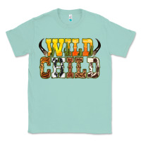 Seafoam Western wild child Classic Tee - texasbilliewilder