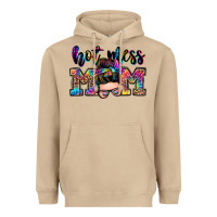 Mushroom hot mess mom messy bun Heavyweight Hoodie - Zillion Design Studio