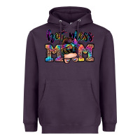 Plum hot mess mom messy bun Heavyweight Hoodie - Zillion Design Studio