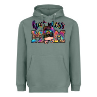 Sage hot mess mom messy bun Heavyweight Hoodie - Zillion Design Studio