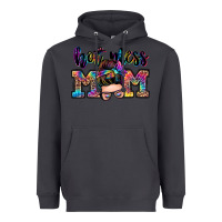 Smoke hot mess mom messy bun Heavyweight Hoodie - Zillion Design Studio