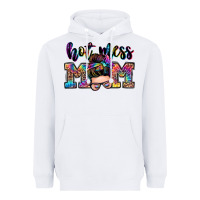 White hot mess mom messy bun Heavyweight Hoodie - Zillion Design Studio