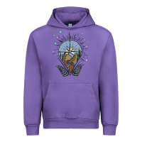 Tulip compass with mountain Urban Hoodie - MaliasSmallBusiness