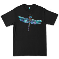 Black Blue Dragonfly Premium Tee - LillyAllenDesigns