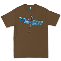 Cacao Blue Dragonfly Premium Tee - LillyAllenDesigns