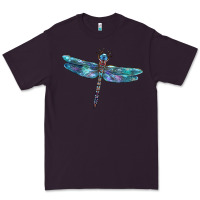 Plum Blue Dragonfly Premium Tee - LillyAllenDesigns