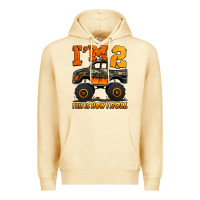 Pina Colada i'm two this is how i roll monster truck birthday Premium Hoodie - Jasminsmagicworld