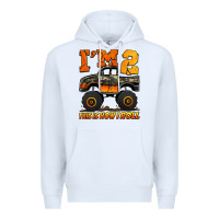 I'm Two This Is How I Roll Monster Truck Birthday Premium Hoodie | Teevron