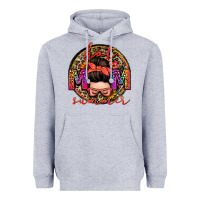 Heather Grey hot mom summer messy bun Heavyweight Hoodie - Zillion Design Studio