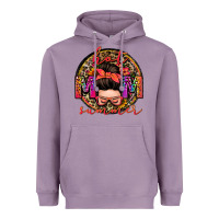 Lavender hot mom summer messy bun Heavyweight Hoodie - Zillion Design Studio