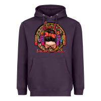 Plum hot mom summer messy bun Heavyweight Hoodie - Zillion Design Studio