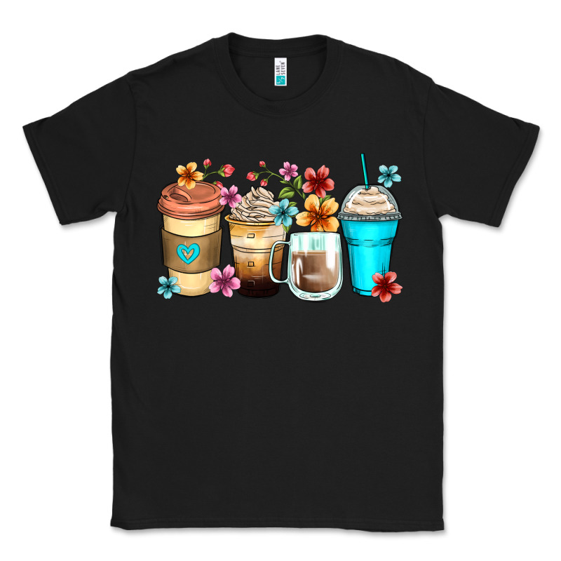 Flowers With Coffee Classic Tee by Zillion Design Studio | Teevron