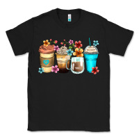 Black flowers with coffee Classic Tee - Zillion Design Studio