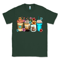 Sports Green flowers with coffee Classic Tee - Zillion Design Studio