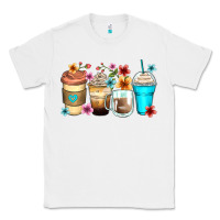 White flowers with coffee Classic Tee - Zillion Design Studio