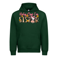 Forest Green holy cow i'm sister Urban Hoodie - MaliasSmallBusiness