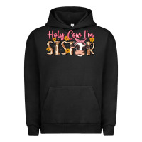 Pigment Black holy cow i'm sister Urban Hoodie - MaliasSmallBusiness
