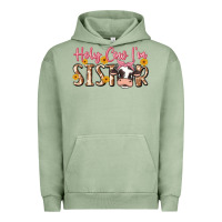 Pigment Oil Green holy cow i'm sister Urban Hoodie - MaliasSmallBusiness