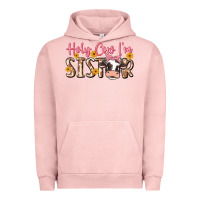 Pigment Salmon holy cow i'm sister Urban Hoodie - MaliasSmallBusiness
