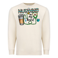 Sandshell nursing İn my heart Premium Sweatshirt - CowhideDigitalArt