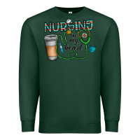 Sports Green nursing İn my heart Premium Sweatshirt - CowhideDigitalArt