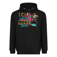 Black i can totally make that Heavyweight Hoodie - Zillion Design Studio